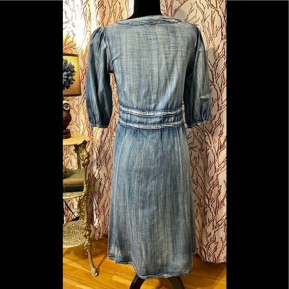 Boutique embroidered denim dress size small - Picture 3 of 11
